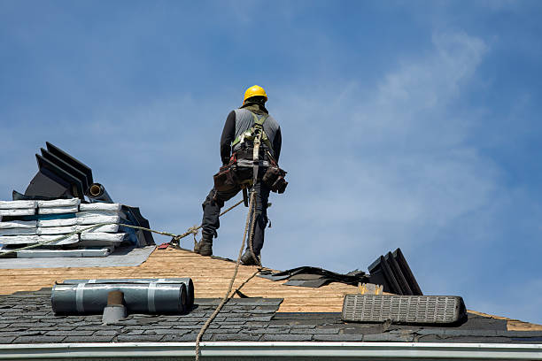 Professional Roofing technician working in Haubstadt, IN